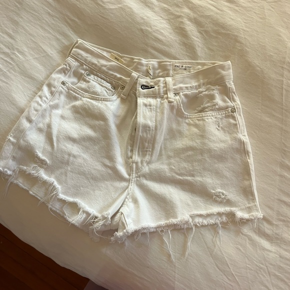 NWOT Rag&Bone High Rise Jean Shorts- 27